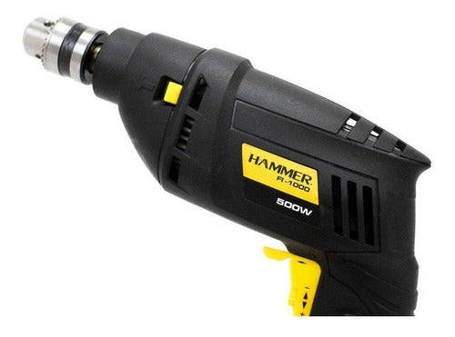 Furadeira Martelete  Elétrica De 10mm Hammer Fi-1000 550w +